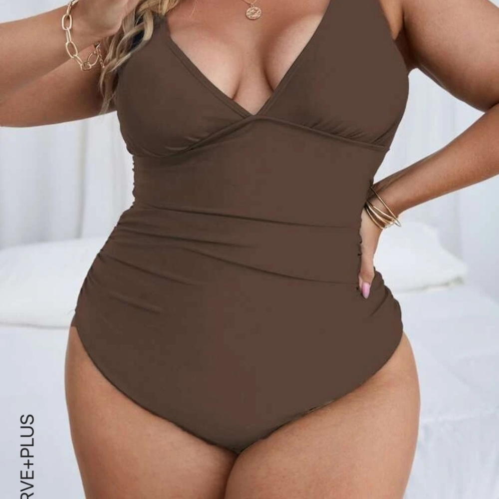 Nude/Brown SwimSuit